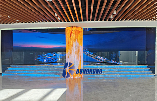 Immersive Cambered LED Display